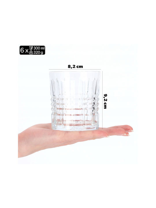 Kadax Glas Whiskey / Wasser / Cocktail/Trinken aus Glas 310ml 1Stück