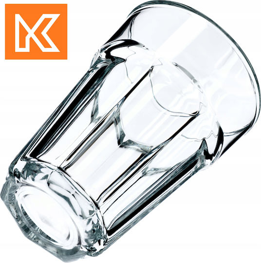 Kadax Glass Water / Cocktail/Drinking / Coffee/Freddo made of Glass 370ml