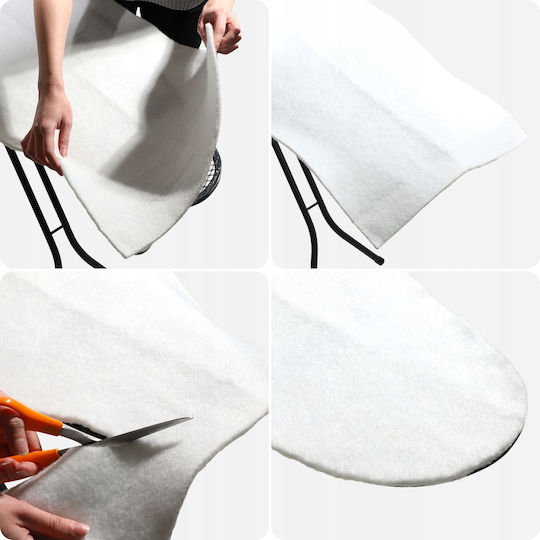 Kadax Σιδερόπανο Γκρι 120x40cm