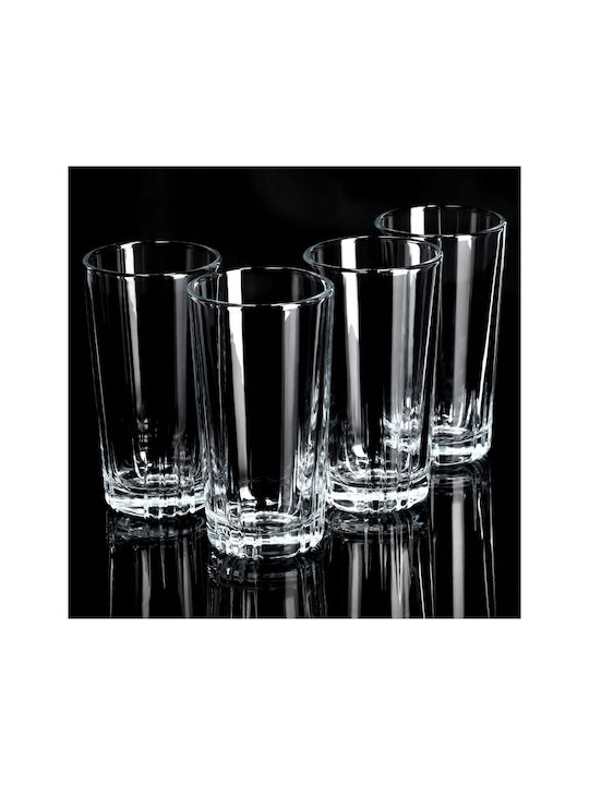 Kadax Set Gläser Wasser aus Glas 340ml 4Stück