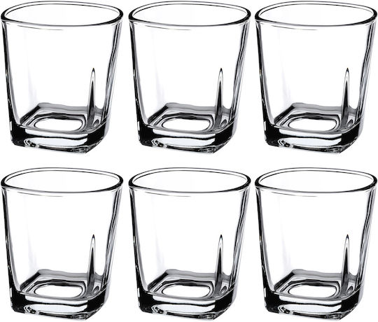 Kadax Set Brillen Wasser Martini Cocktail Glas 250ml 6 Stück