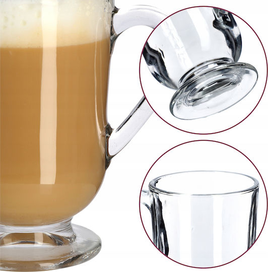Kadax Wärmewechsel Becher Keramik Transparent 300ml 12Stück