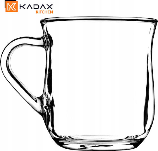 Kadax Стъклена прозрачна чаша 320 мл