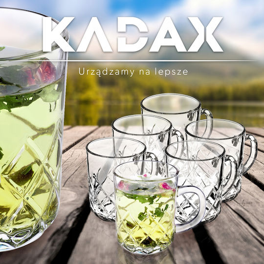 Kadax Κούπα Γυάλινη Διάφανη 230ml
