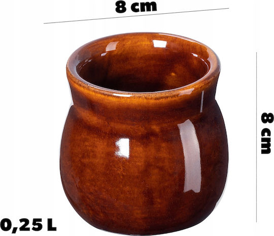 Kadax Heat Change Mug Ceramic Brown 250ml