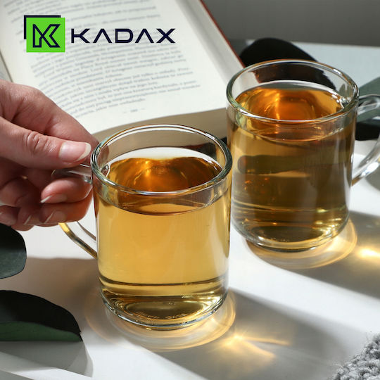 Kadax Κούπα Γυάλινη Διάφανη 240ml 5903699483015