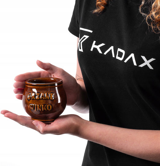 Kadax Heat Change Κούπα Κεραμική Καφέ 300ml 4τμχ
