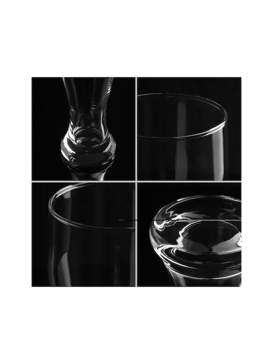 Kadax Set Gläser Bier, μπίρας / Wasser aus Glas 665ml 6Stück