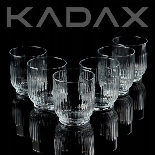 Kadax Σετ Ποτήρια Νερού Γυάλινα 330ml 6τμχ