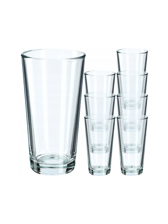 Kadax Set de pahare pentru apa din Sticlă 340ml 8buc