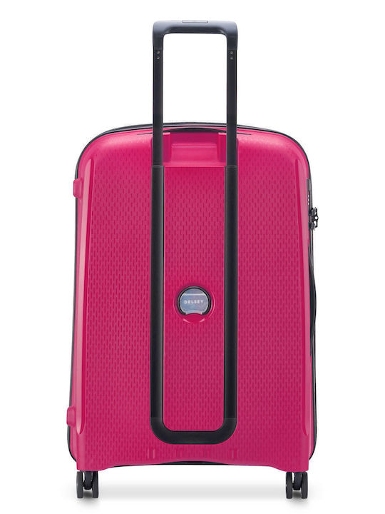 Delsey Belmont Plus Μεγάλη Βαλίτσα Ταξιδίου Σκληρή Rasberry με 4 Ρόδες Ύψους 70.5εκ.
