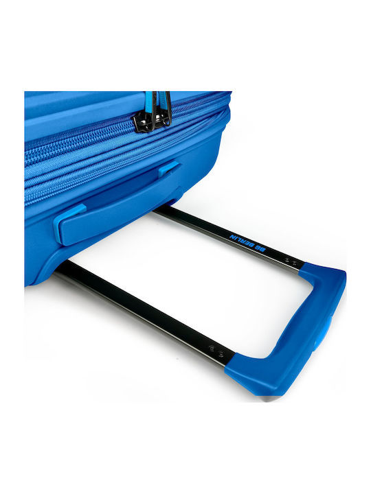 Bg Berlin Expandable Μεγάλη Βαλίτσα Ταξιδίου Σκληρή Soda Blue με 4 Ρόδες Ύψους 76εκ.