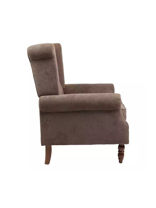 Piore Sessel Dark Walnut Brown 77x80x106cm