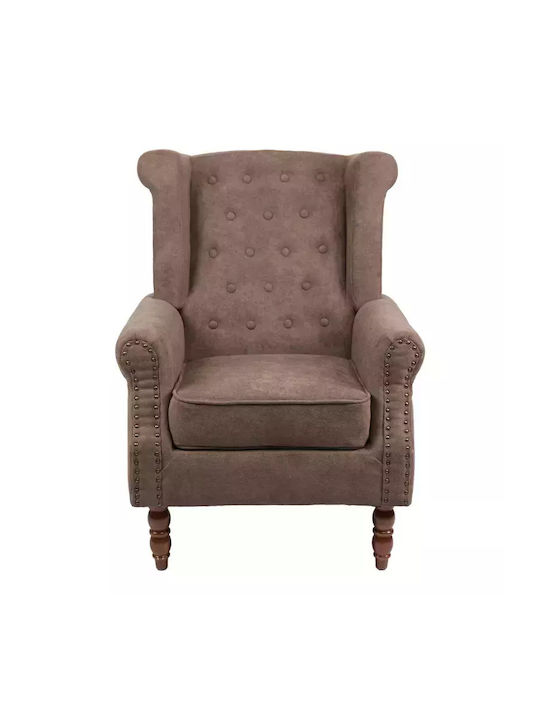 Piore Sessel Dark Walnut Brown 77x80x106cm