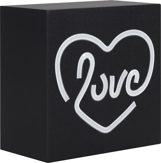 BigBen Connected Neon Bluetooth-Lautsprecher 15W mit Akkulaufzeit bis zu 8 Stunden Love