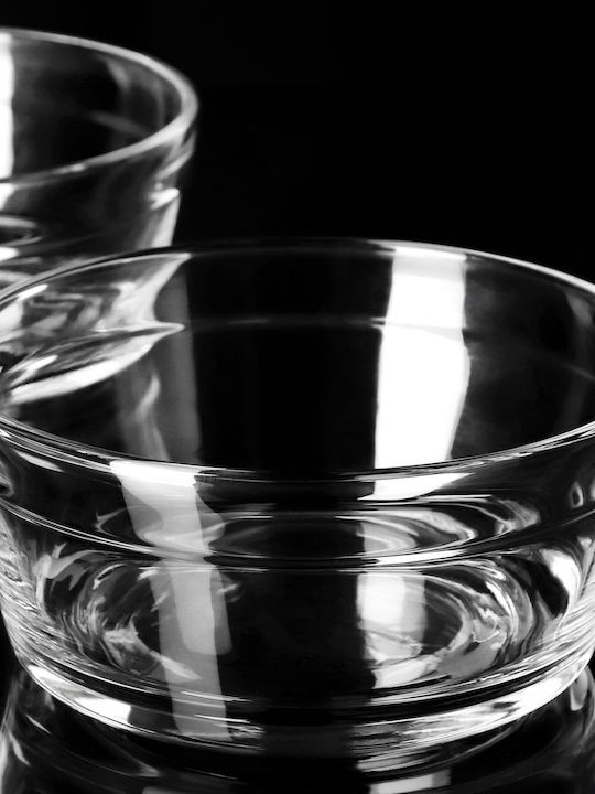 Kadax Glass Salad Bowl Transparent 14x14cm