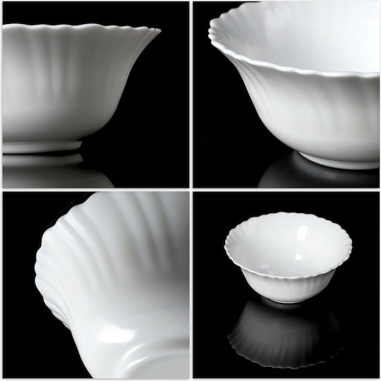 Kadax Salatschüssel Glas Weiß 1Stück