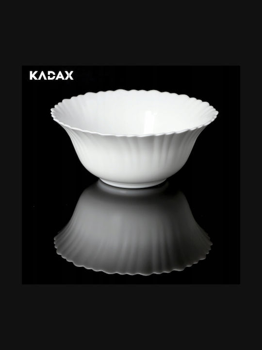 Kadax Salatieră Sticlă Albă 1buc
