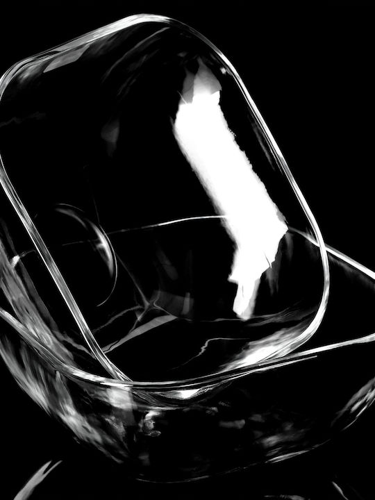 Kadax Glass Salad Bowl Transparent 13.5x13.5cm