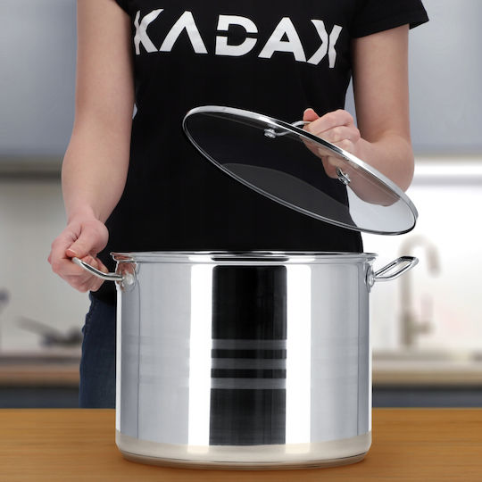 Kadax Ανοξείδωτη Κατσαρόλα Μαρμίτα 13.5lt / 28cm