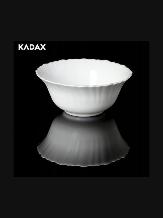 Kadax Salatschüssel Glas Weiß 1Stück