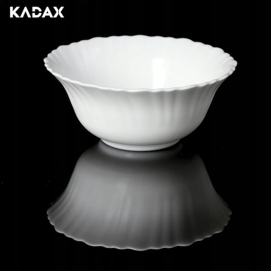 Kadax Salatschüssel Glas Weiß 1Stück