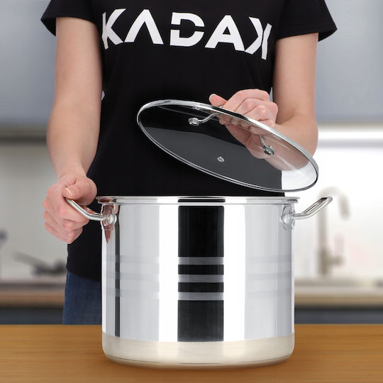Kadax Ανοξείδωτη Κατσαρόλα Μαρμίτα 9lt / 24cm