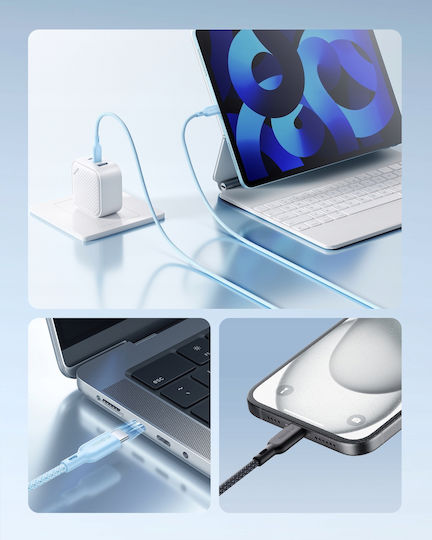Innostyle Cablu USB 2.0 USB-C Masculin - USB-C 60W PD Negru 2m ICC150BLK