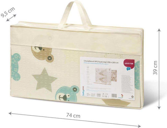 Babyono Activity Play Mat for Newborns