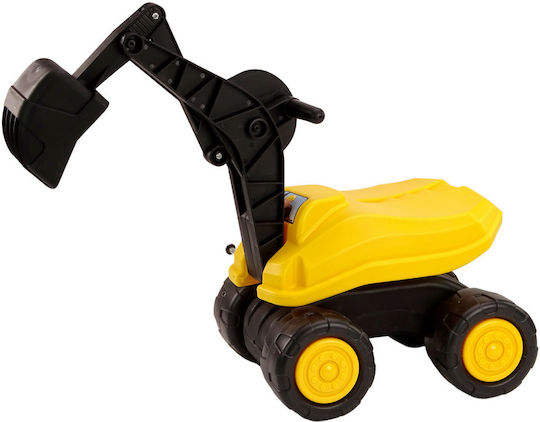 Large Yellow Excavator Moving Bucket 360° Rotation Construction Ride-on