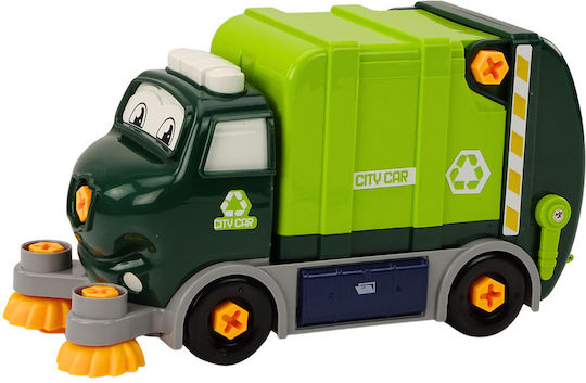 Cartoon Garbage Truck Diy Moving Green