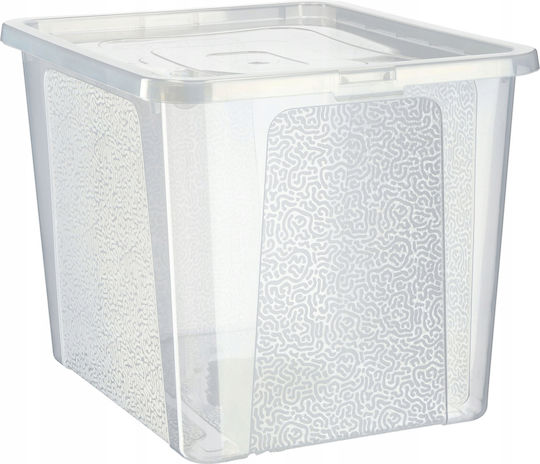 Kadax Kunststoff Aufbewahrungsbox mit Deckel Transparent 30Es 1Stück