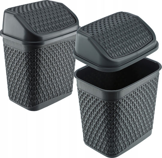 Kadax Plastic Perie de toaletă 6.2lt Gri