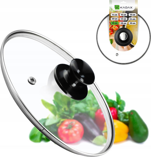 Kadax Kochgeschirrdeckel Für Pan Und Topf Glas 26cm 30794