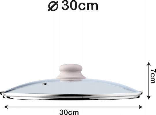 Kadax Glass Lid for Pan and Pot 30cm 143048
