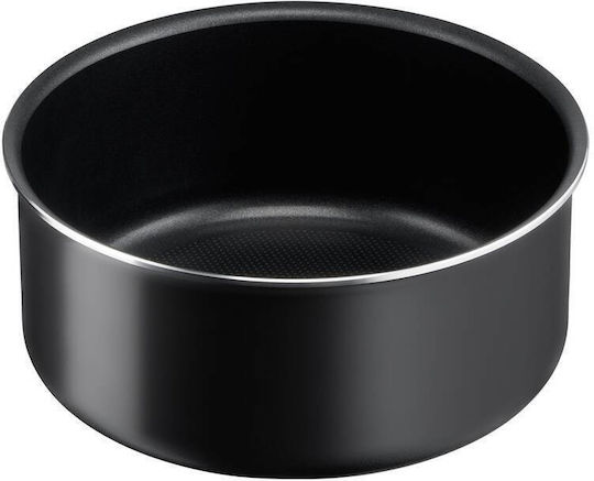 Tefal Cook Комплект Съдове За Готвене От Алуминий Черен С Незалепващо Покритие 5 Чаени