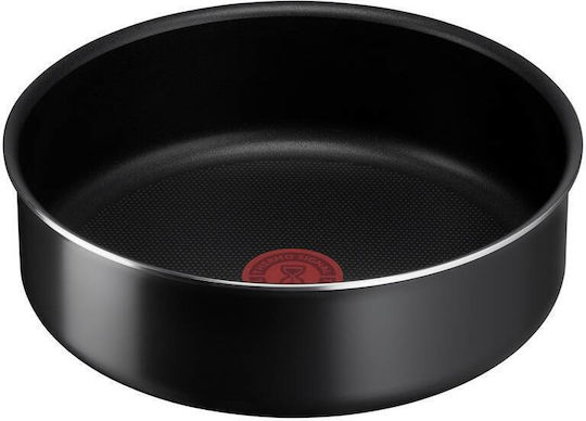 Tefal Cook Комплект Съдове За Готвене От Алуминий Черен С Незалепващо Покритие 5 Чаени