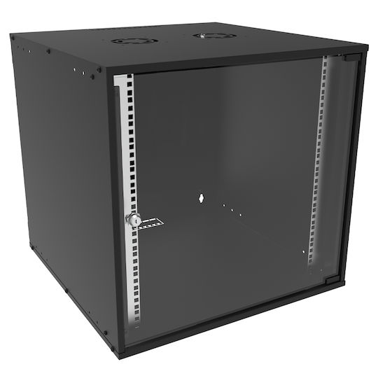 Canovate Wall Mounted Rack Cabinet 9U 55x40cm Black WC1S-9-09J4A-BC