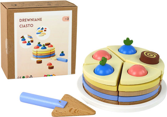 Wooden Cake Slice Puzzle 8 Pieces
