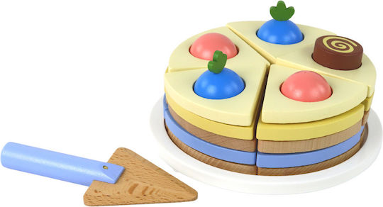 Wooden Cake Slice Puzzle 8 Pieces