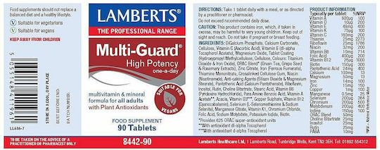 Lamberts Multi-Guard ADR Multivitamin for Energy 120 Tablets