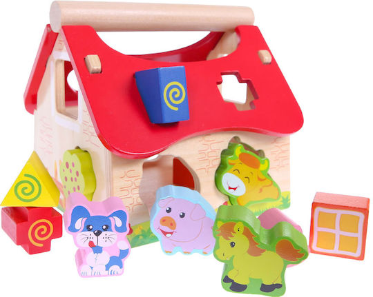 Ecotoys Formensortierspiel aus Holz für 12++ Monate