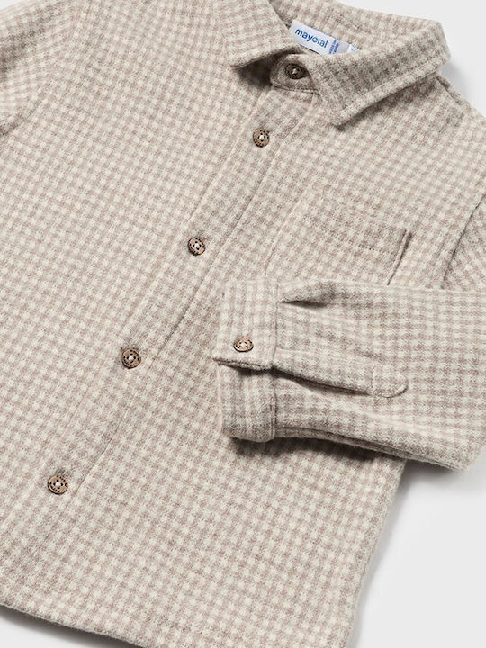 Mayoral Kids Shirt Beige