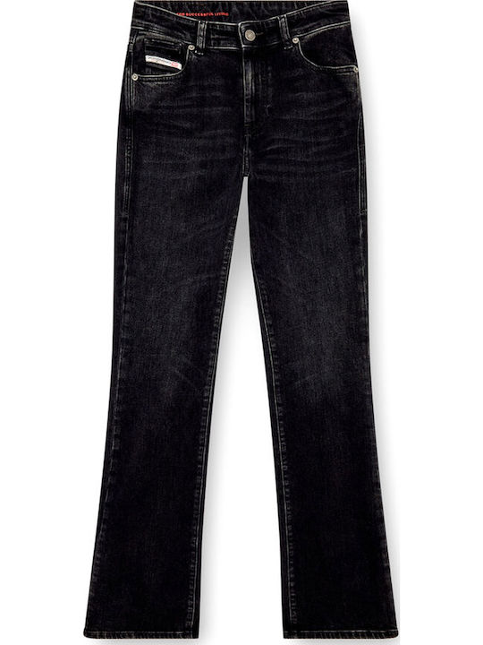 Γυναικείο Jean Παντελόνι Καμπάνα σε Bootcut Εφαρμογή Μαύρο