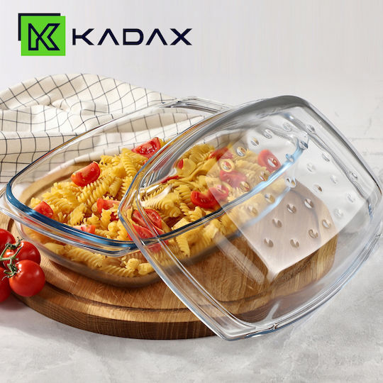 Kadax Oală Dreptunghiulară de Sticlă 4.1lt 1buc