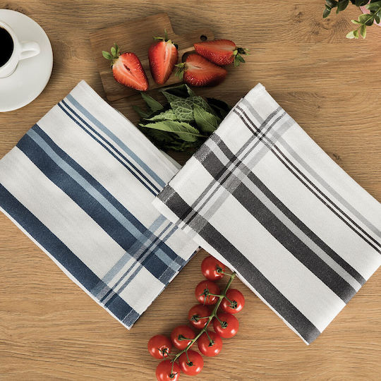 Darymex Towel from 100% Cotton in Gray Color 50x70cm