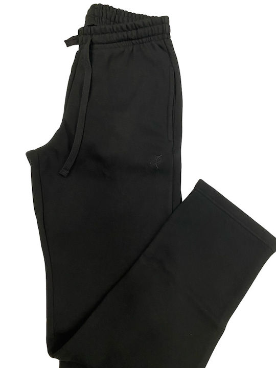 Sweatpants without Elastic Black