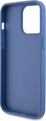 Guess Plastic Back Cover Blue (iPhone 15 Pro Max)