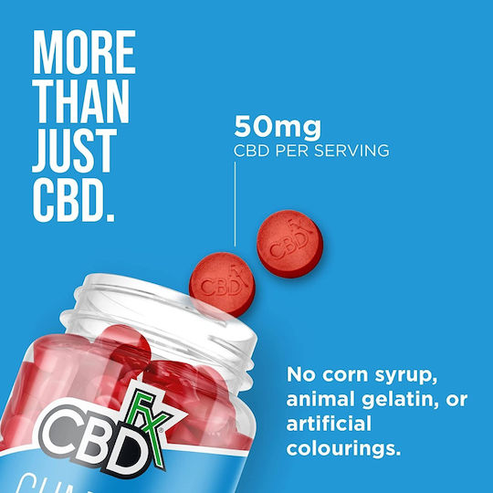 Cbdfx Желирани бонбони Оригинални Смесени Плодове 1500mg 60 Бонбона