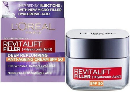 L'Oreal Paris Revitalift Filler Cream Face Day with SPF50 50ml